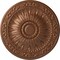 Ekena Millwork Lunel Ceiling Medallion (Fits Canopies up to 3 3/4"), 20 1/4"OD x 1 1/2"P, Polished Copper CM20LUPOS - alternate 1